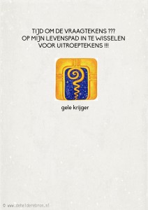 6-10 gele krijger