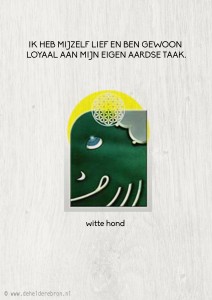 9-11 witte hond