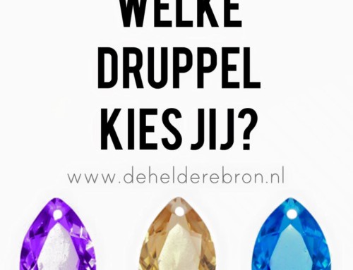 Druppel boodschap wk 28 2016